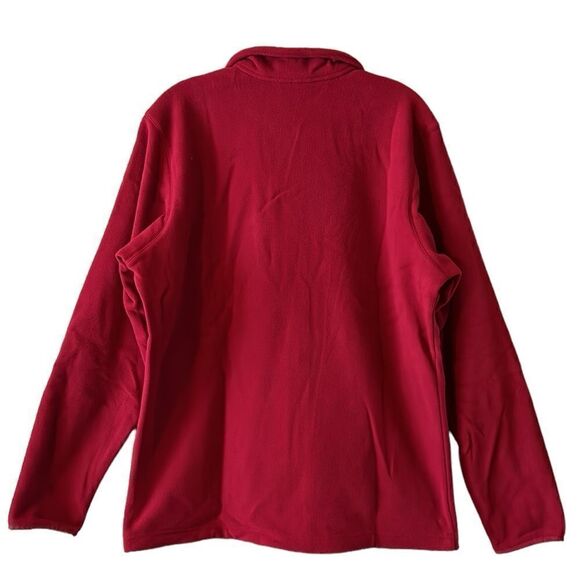 NEW Columbia Mens Red Full Zip Fleece - Picture 5 of 6
